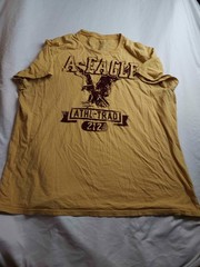 American Eagle Athl-Trad 212 T-Shirt Mens XXL Yellow Sporty Gorpcore Streetwear