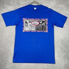 VTG Six Flags Over Texas FLASHBACK Rollercoaster Single Stitch T-Shirt Size L