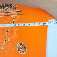 Nantahala Shirt M Bright Orange Outdoor TN Smoky Mountains Pidgeon River Casual