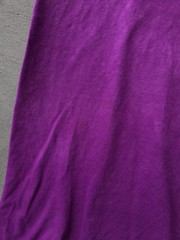 Vintage 1980s Hanes Purple Cotton Crewneck T-shirt Dyed Faded USA Made M