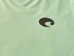 Costa Del Mar Men’s 2XL “Born On The Water” Graphic T-Shirt 100% Cotton Teal EUC