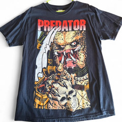 Predator movie Gift For Fan Black Cotton T Shirt Size S-5XL