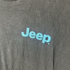 JEDCO Jeep OL Graphic Logo/Wrangler Crew Neck T-Shirt Size M Black Pullover