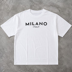 Milano Italy T-Shirt Minimalist Milan Travel City Graphic Tee Unisex Streetwear