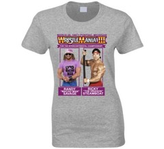 Randy Savage Macho Man Ricky Steamboat The Dragon Wrestlemania 3 Wrestling Fan T