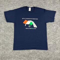 Gildan T-Shirt Mens L Navy Blue St Louis 2008 St Patrick’s Day Graphic Tee