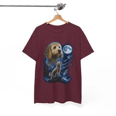 Maltipoo Howling To The Moon Funny Dog Lover Comfort Tee