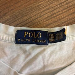 Polo Ralph Lauren Men’s Polo Bear T-Shirt White Blue 2XLT tie-dye￼