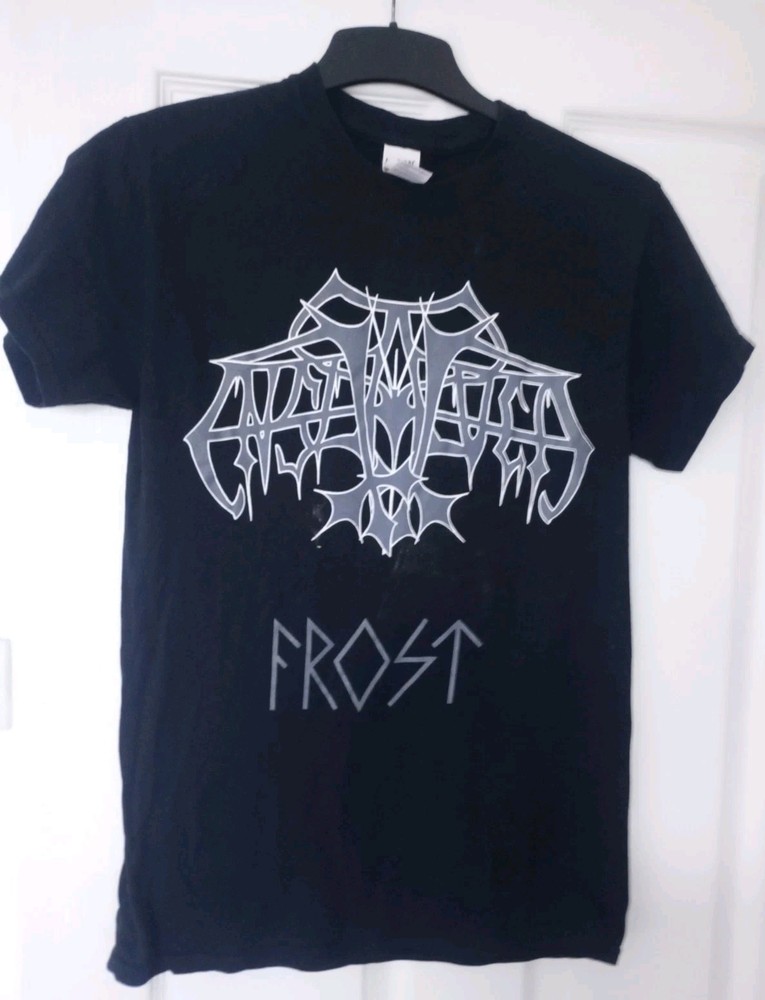 Enslaved Band T.Shirt 2013 20th Anniversary Of The Frost Album Black Size Small