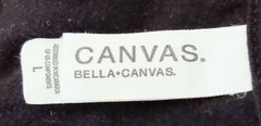 Bella-Canvas Short Sleeve Black Home Free Tee Shirt Size Large