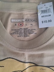 BROOKLYN VERTICAL- MENS- DRINK RESPONSIBLY- SIZE M- NWT- SKELETON