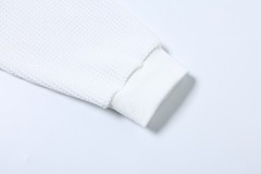 Men’s Work Taeleplus Waffle Knit Long Sleeve Tee Streetwear Y2K Graphic White