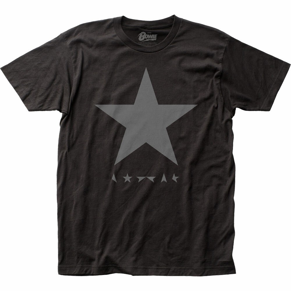David Bowie Blackstar T Shirt Mens Licensed Rock N Roll Band Music Tee New Black
