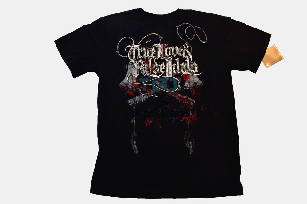 True Love & False Idols Mens TLFI Modern Savage Black Tee Shirt NWT S,XL,2XL,3XL