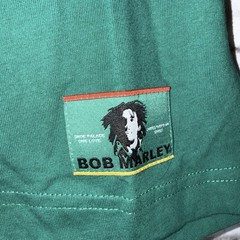 Bob Marley Shirt Mens Large L Green Shoe Palace Embroidered New With Tags