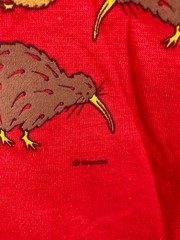 New Zealand Kiwi Bird Shirt Mens Extra Large Red AOP Graphic Made In New Zealand