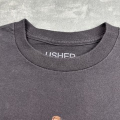 Usher 2024 Past Present Future Tour T Shirt Black Concert Tee Size Medium EUC