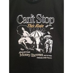 Outrank Men’s Black T-shirt Size 2XL, “Can’t Stop This Rain” Raining Money Print