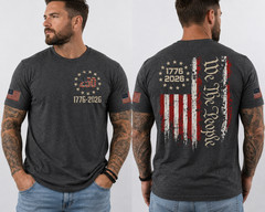 250 Years American Flag 250th Anniversary USA Patriotic T-Shirt S-5XL