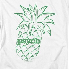 Psych Pineapple Licensed Adult Unisex T-Shirt Regular Fit Tee SM-3X