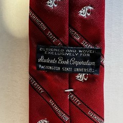 Washington State University Cougars Neck Tie Deep Red 53.5”L