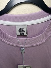 Stacy Adams Lilac Short Sleeve Crewneck Shirt Men’s XL – New with Tags #T0013