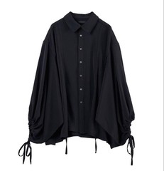 NOT CONVENTIONAL Kimono Shirt Black Free Size