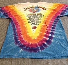 Dead & Company Final Tour T-Shirt 3XL 2023 Tie Dye Liquid Blue Grateful