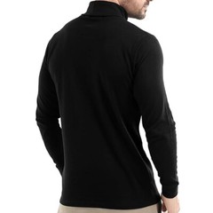 Men Pullover Turtle Neck T-shirt Slim Fit Tops Warm Winter Long Sleeve Shirts