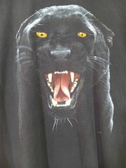 Vintage Black Panther T Shirt, Size Large, Good Condition