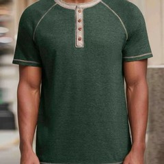 “Men’s Short Sleeve Casual T-Shirt, Comfortable and Breathable, Classic and Vers