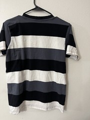 Steves Jeans Mens Size Small Black White Grey Shirt