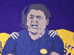 Barstool Sports Shirt Big Cat PFT CommenterMike The Tiger LSU Purple Size XL