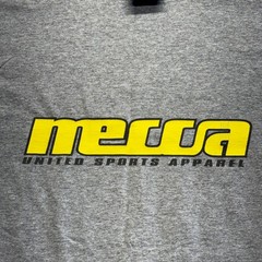 Vintage Mecca T Shirt XL Gray United Sports Streetwear Classic Made in USA