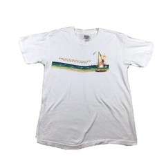 Providenciales Turks & Caicos Graphic Tee Shirt Adult Small (34-36) White Hanes