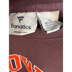 Cleveland Browns Fanatics Waffle Knit Thermal Long Sleeve Shirt Brown Mens 2XL