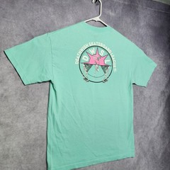 VTG Deathwish Skateboard League T-Shirt Mens Large Green Skeleton DWSL Skate Tee