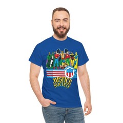 Justice Society T-Shirt – George Perez Art – History of the DC Comics Universe