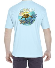 Salt Addiction t Shirt Short Sleeve MicroFiber Turtle 30