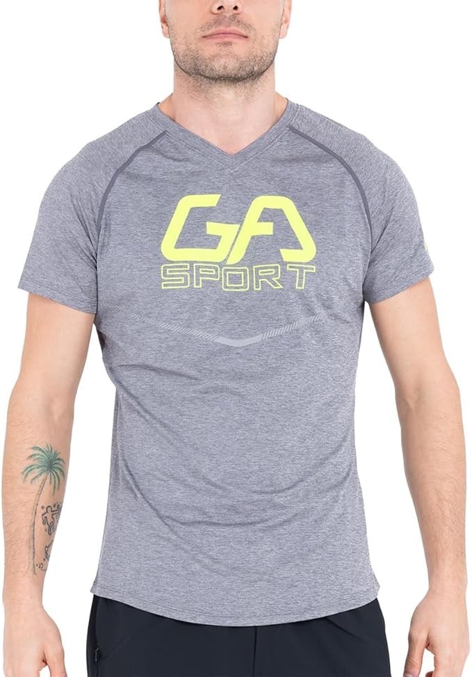 Gym Aesthetics Men’s Athletic Sport Shirt Workout Gym Quick Dry Exercise Medium