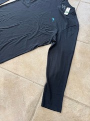 Tommy Bahama Longsleeve LS Tee Shirt Ombré Surf Coal ST226817 LS Large $59