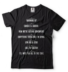 GYM Workout T-shirt Funny Workout Meter Sweat-o-meter timer Measure exercise T