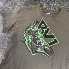 Men’s Vintage Y2K Monster Energy Ryan Villopoto RV1 Motocross AMA T Shirt Sz M