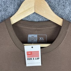 The Marathon Clothing Shirt Mens XL Brown Crenshaw Nipsey Hussle Short Sleeve