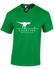 Exercise Dinosaur Funny Gym Design Training Dad Top Unisex T-Shirt