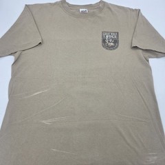 Vtg 2000s The Great Wolf Lodge Traverse City Distressed Y2K T Shirt Mens M Brown