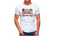It’s Football Kinda Day T‑Shirt Cute Heart Unisex Football Tee Game Day Lovers