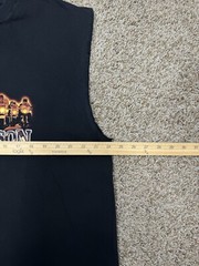 Harley Davidson Shirt Sz 2XL Austin Texas Smoking Bull Cut Sleeves Distresed Y2K