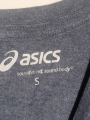 ASICS Men’s Sound Mind Sound Body Athletic T-Shirt Heather Grey Training Gym Tee