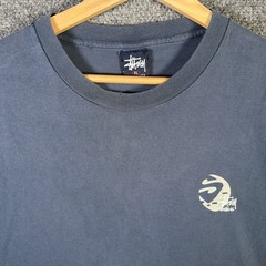 Vintage Stussy Shirt Mens XL Navy 90s International Surf Skate California USA